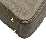 エルメス HERMES リンディ ミニ Z刻印 エトゥープ ゴールド金具 トリヨン レディース ショルダーバッグ