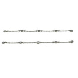 ティファニー TIFFANY＆CO バイザヤードピアス プラチナ Pt950 ダイヤモンド ジュエリー