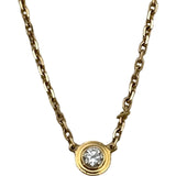 カルティエ Cartier ダムールネックレス ピンクゴールド Au750 ダイヤモンド ジュエリー