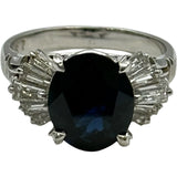 タサキ TASAKI リング プラチナ PM サファイア ダイヤモンド ジュエリー