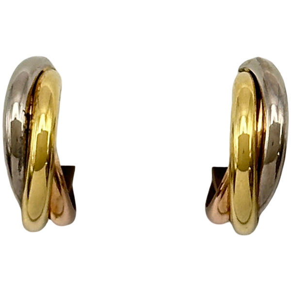 【ひつじとシエスタ】Cartier 750ゴールド トリニティピアス カルティエ Cartier トリニティピアス ゴールド/ピンクゴールド