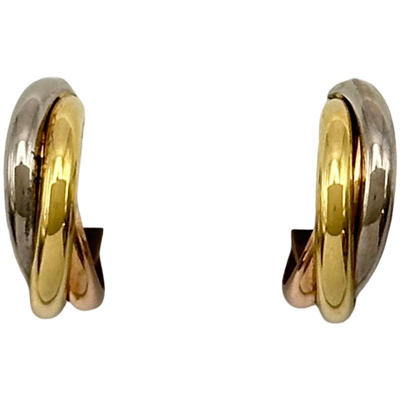 【ひつじとシエスタ】Cartier 750ゴールド トリニティピアス カルティエ Cartier トリニティピアス ゴールド/ピンクゴールド