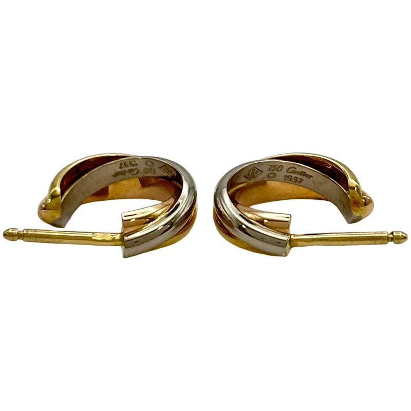 【ひつじとシエスタ】Cartier 750ゴールド トリニティピアス カルティエ Cartier トリニティピアス ゴールド/ピンクゴールド
