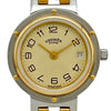 エルメス HERMES クリッパー CL4.220 アイボリー メッキ/ステンレススチール クオーツ レディース 腕時計