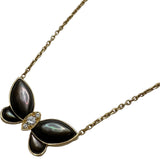 ヴァンクリーフ＆アーペル Van Cleef & Arpels ドゥパピヨンネックレス ゴールド 750 ブラックマザーオブパール ダイヤモンド ジュエリー