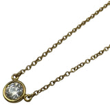 ティファニー TIFFANY＆CO バイザヤードネックレス ゴールド Au750 ダイヤモンド ジュエリー