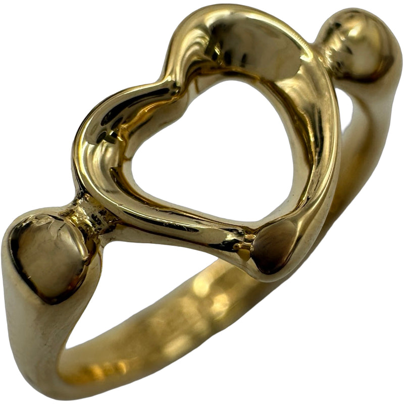 TIFFANY&Co. オープンハートリング ティファニー TIFFANY＆CO オープンハートリング ゴールド 18K