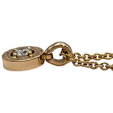 ブルガリ BVLGARI ブルガリブルガリネックレス ピンクゴールド Au750 ダイヤモンド ジュエリー