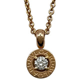 ブルガリ BVLGARI ブルガリブルガリネックレス ピンクゴールド Au750 ダイヤモンド ジュエリー
