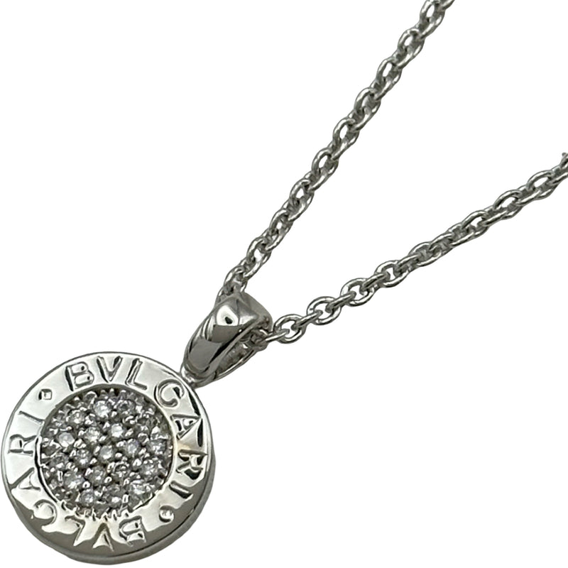 BVLGARI　ブルガリブルガリ ホワイトゴールド　ダイヤモンドネックレス ブルガリ BVLGARI ブルガリブルガリネックレス ホワイトゴールド 750