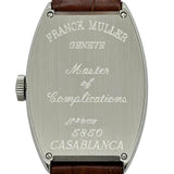 フランク・ミュラー FRANCK MULLER カサブランカ 5850 サーモンピンク ステンレススチール 自動巻き メンズ 腕時計