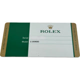 ロレックス ROLEX エアキング 116900 ブラック ステンレススチール 自動巻き メンズ 腕時計