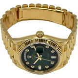 ロレックス ROLEX デイデイト 128238A グリーンオンブレ ゴールド 自動巻き メンズ 腕時計