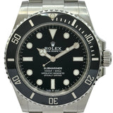 ロレックス ROLEX サブマリーナ ノンデイト 124060 ブラック ステンレススチール 自動巻き メンズ 腕時計