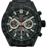 タグ・ホイヤー TAG HEUER カレラキャリバーホイヤー02 クロノグラフ CBG2A90.BH0653 ブラック セラミック 自動巻き メンズ 腕時計