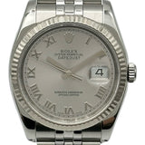 ロレックス ROLEX デイトジャスト 116234 シルバー ホワイトゴールド/ステンレススチール 自動巻き メンズ 腕時計