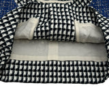 シャネル CHANEL ココマークパールボタンツイードジャケット P45853 ブルー ツイード レディース ノーカラージャケット