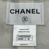 シャネル CHANEL ココマークパールボタンツイードジャケット P45853 ブルー ツイード レディース ノーカラージャケット