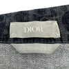 クリスチャン・ディオール Christian Dior オブリーク総柄コットンベロア長袖シャツ 033D490M321 ブラック コットン メンズ 長袖シャツ