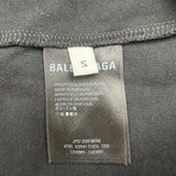 バレンシアガ BALENCIAGA GUM WERA ロゴ半袖Tシャツ 620941 ブラック コットン メンズ 半袖Ｔシャツ