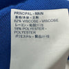 ルイ・ヴィトン LOUIS VUITTON スクリプルインターシャニットセーター HIN81W ブルー レーヨン メンズ ニット
