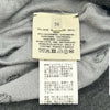 エルメス HERMES Clic Clac カシミヤ混半袖ニットセーター グレー カシミヤ レディース セーター