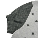 エルメス HERMES Clic Clac カシミヤ混半袖ニットセーター グレー カシミヤ レディース セーター