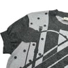 エルメス HERMES Clic Clac カシミヤ混半袖ニットセーター グレー カシミヤ レディース セーター