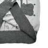 エルメス HERMES Clic Clac カシミヤ混半袖ニットセーター グレー カシミヤ レディース セーター