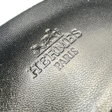 エルメス HERMES ルナ55 レザーパンプス ブラック レザー レディース パンプス