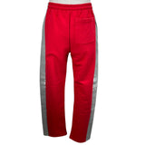 ヴェトモン VETEMENTS Extreme System 切替スウェットパンツ VL16SP140R レッド コットン メンズ パンツ