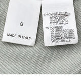 ブルネロクチネリ BRUNELLO CUCINELLI サークルロゴ 半袖スウェットシャツ グリーン コットン メンズ 半袖Ｔシャツ