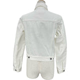 マルタンマルジェラ Martin Margiela 長袖デニムジャケット S51AM0407 ホワイト デニム レディース デニムジャケット