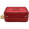 シャネル CHANEL CCフィリグリースモールバニティバッグ A93343 24番台 レッド ゴールド金具 キャビアスキン レディース ショルダーバッグ