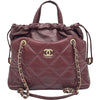 シャネル CHANEL マトラッセ2WAYバッグ 28番台 ボルドー ゴールド金具 ラムスキン レディース ショルダーバッグ