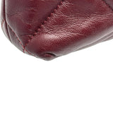 シャネル CHANEL マトラッセ2WAYバッグ 28番台 ボルドー ゴールド金具 ラムスキン レディース ショルダーバッグ