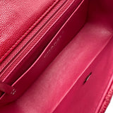 シャネル CHANEL ミニマトラッセ20 A69900 26番台 ピンク シルバー金具 キャビアスキン レディース ショルダーバッグ