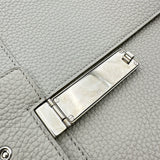 デルヴォー DELVAUX ブリーフケース ライトグレー レザー メンズ ブリーフケース