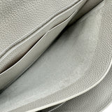 デルヴォー DELVAUX ブリーフケース ライトグレー レザー メンズ ブリーフケース