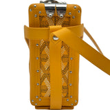 ゴヤール GOYARD ミノディエールトランクバッグ イエロー ゴヤールディンキャンバス レディース ショルダーバッグ
