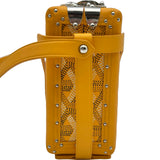 ゴヤール GOYARD ミノディエールトランクバッグ イエロー ゴヤールディンキャンバス レディース ショルダーバッグ
