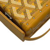 ゴヤール GOYARD ミノディエールトランクバッグ イエロー ゴヤールディンキャンバス レディース ショルダーバッグ