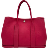 エルメス HERMES ガーデンパーティTPM Y刻印 ローズメキシコ シルバー金具 カントリー レディース トートバッグ
