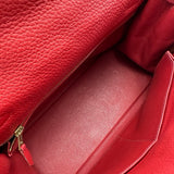 エルメス HERMES ケリー28 内縫い □R刻印 ルージュグレナ ゴールド金具 トリヨン レディース ショルダーバッグ