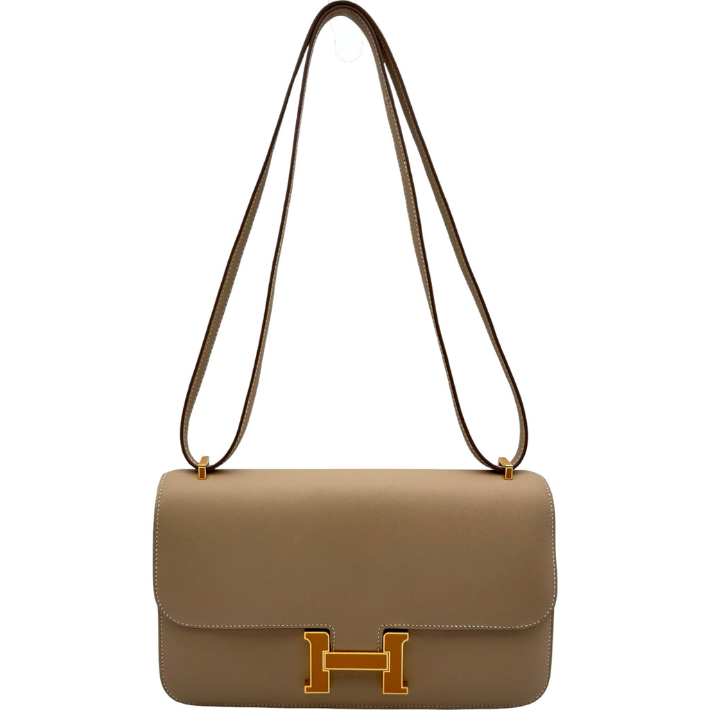 エルメス HERMES コンスタンス エラン ▢R刻印 アルジル/ベージュ