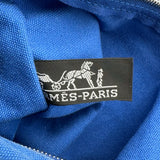 エルメス HERMES サックドプラージュ ノマードPM ブルー シルバー金具 トワル レディース トートバッグ