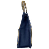 エルメス HERMES サックドプラージュ ノマードPM ブルー シルバー金具 トワル レディース トートバッグ