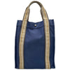 エルメス HERMES サックドプラージュ ノマードPM ブルー シルバー金具 トワル レディース トートバッグ