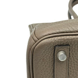 エルメス HERMES バーキン30 □R刻印 トープ シルバー金具 トゴ レディース ハンドバッグ