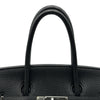 エルメス HERMES バーキン35 □N刻印 ブラック シルバー金具 トゴ レディース ハンドバッグ